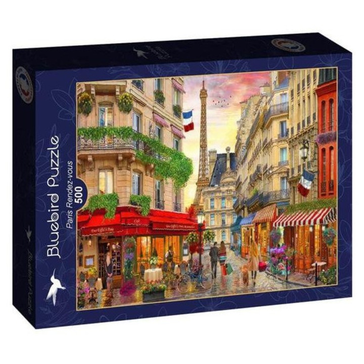 Пъзел Bluebird от 500 части - Paris Rendez-vous (90727)