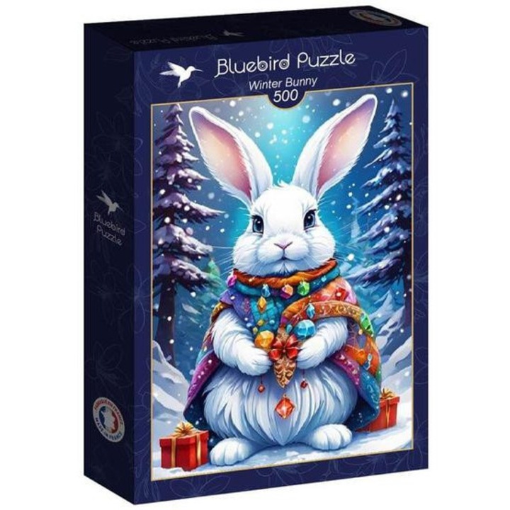Bluebird 500 db-os puzzle - Winter Bunny (90805)