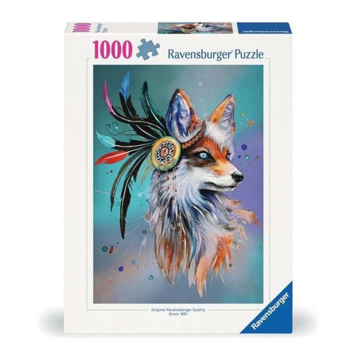 Пъзел Ravensburger от 1000 части - Клоун лисица (12000519)