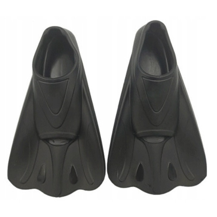 Úszóuszonyok, úszó nélkül, rövid, 40-41, rövid, fekete, szett, 1 darab, gumi, javítja a lábmozgások hatékonyságát, növeli a tolóerőt, kompakt