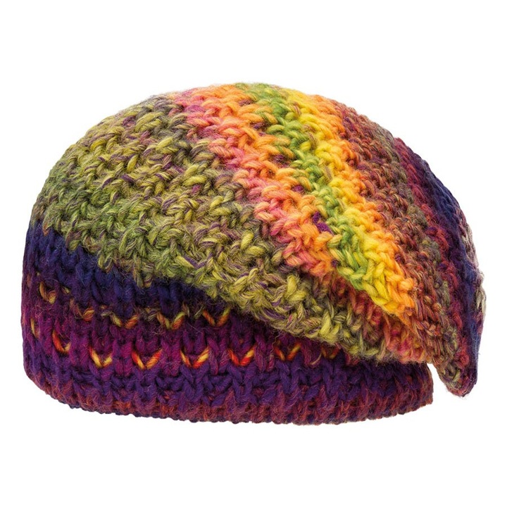 Kötött sapka, többszínű, szett