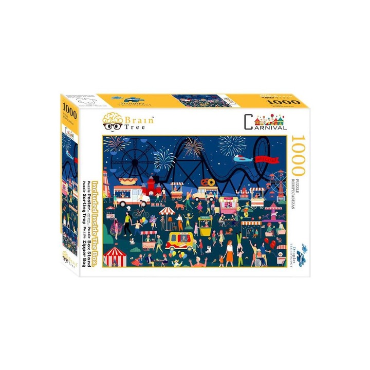 Пъзел Brain Tree от 1000 части - Карнавал (2101023)