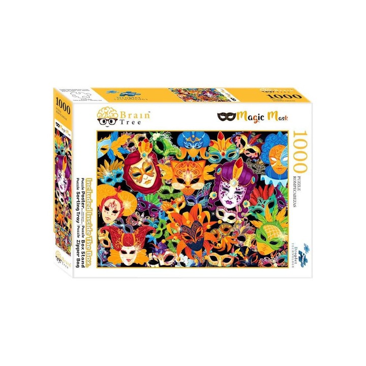 Пъзел Brain Tree от 1000 части - Магическа маска (2102036)