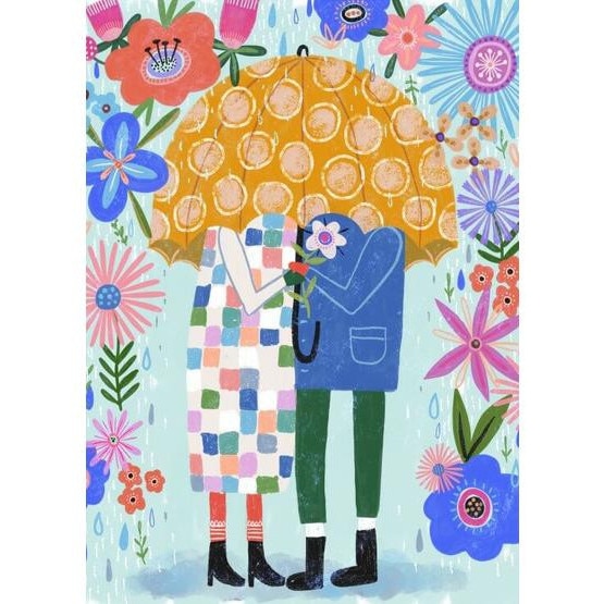 Puzzle Pieces & Peace de 500 de piese - Ploi de flori - eMAG.ro