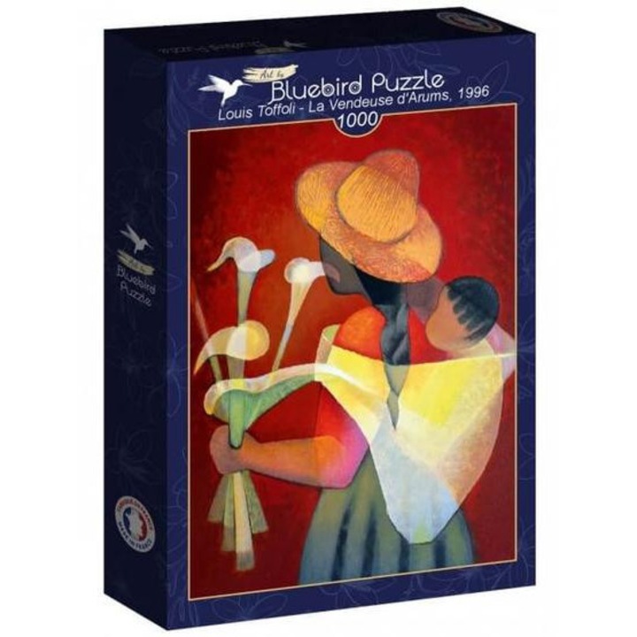 Bluebird 1000 части Art by puzzle - Louis Toffoli - La Vendeuse d'Arums 1996 (60333)