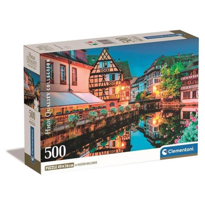 Clementoni 500 db-os puzzle - High Quality Collection - Strassburgi óváros (35544)