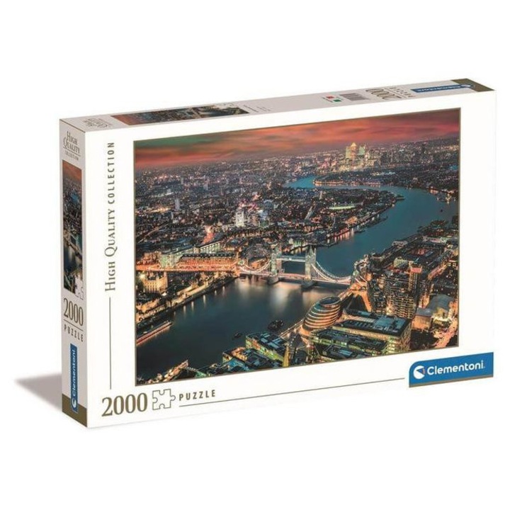 Clementoni 2000 db-os puzzle - High Quality Collection - Londoni légifelvétel (32082)