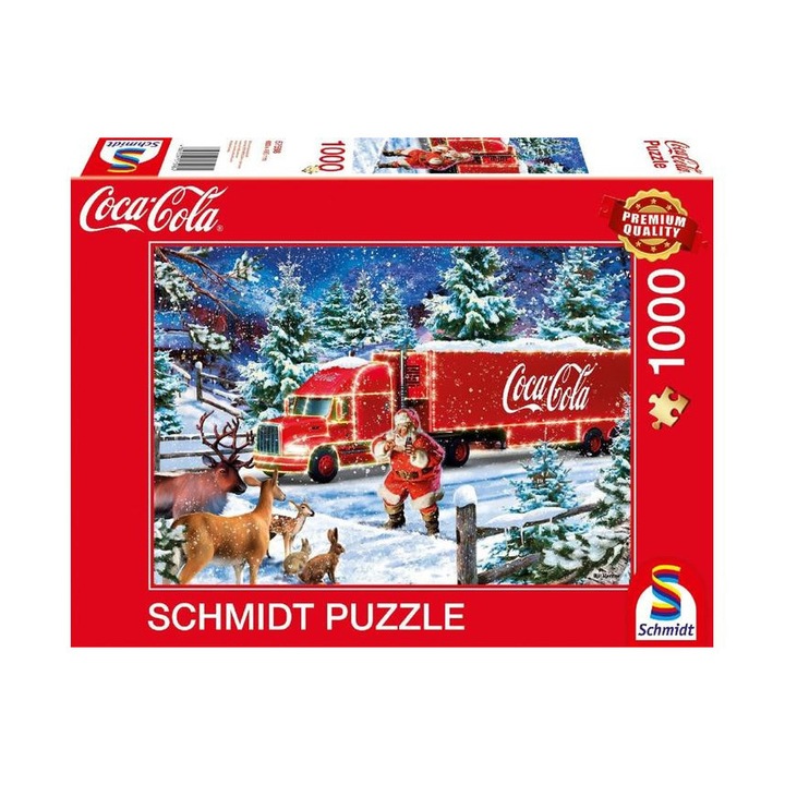 Schmidt 1000 db-os puzzle - Coca Cola - Christmas Truck (57598)