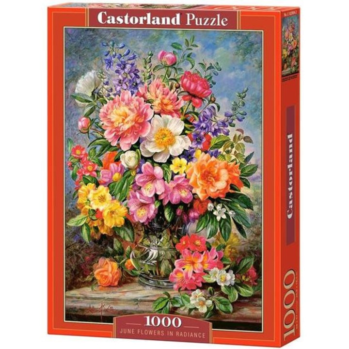 Puzzle Castorland 1000 piese - Flori de iunie