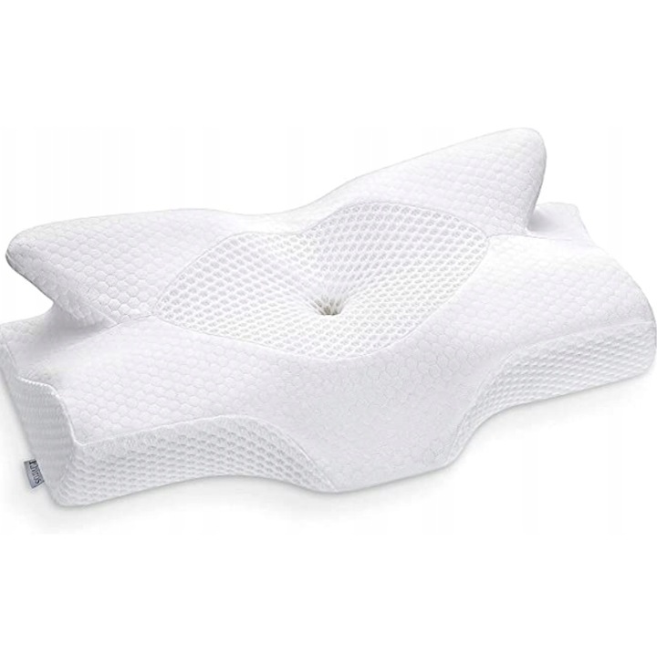 Perna ortopedica, Ecoverso, poliester, 64.8x38cm, alb