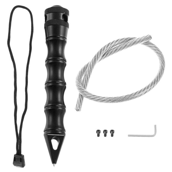 Чук, qipuneky, авариен, сплав, 17.5 см, черен, аксесоари включени