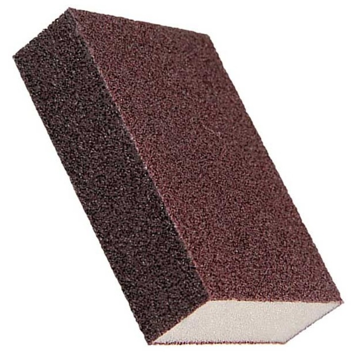 Гъба за миене на съдове без препарат, 9 x 6 x 2,5 см, кафява, Dactylion®