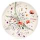 Farfurie De Desert, Orion, Maki, 205x205x23 cm, Portelan, Potrivita Pentru Masina De Spalat Vase Si Cuptorul Cu Microunde, Forma Rotunda, Decor Cu Flori De Camp, Alb