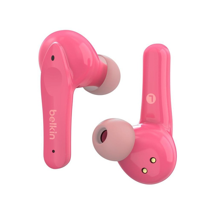 Безжични слушалки Belkin Soundform Nano за деца, Розов
