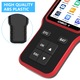 Autódiagnosztikai teszter, qipuneky, hibakódok olvasása/törlése, LCD kijelző, univerzális, fekete/piros