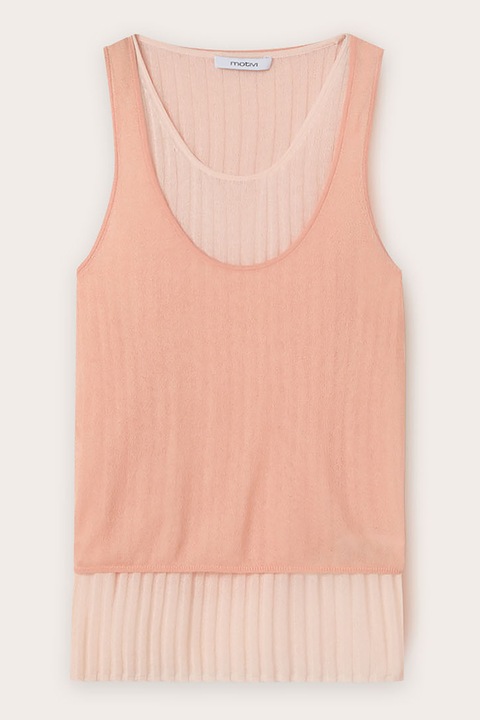 MOTIVI, Top cu aspect 2 in 1, Roz somon