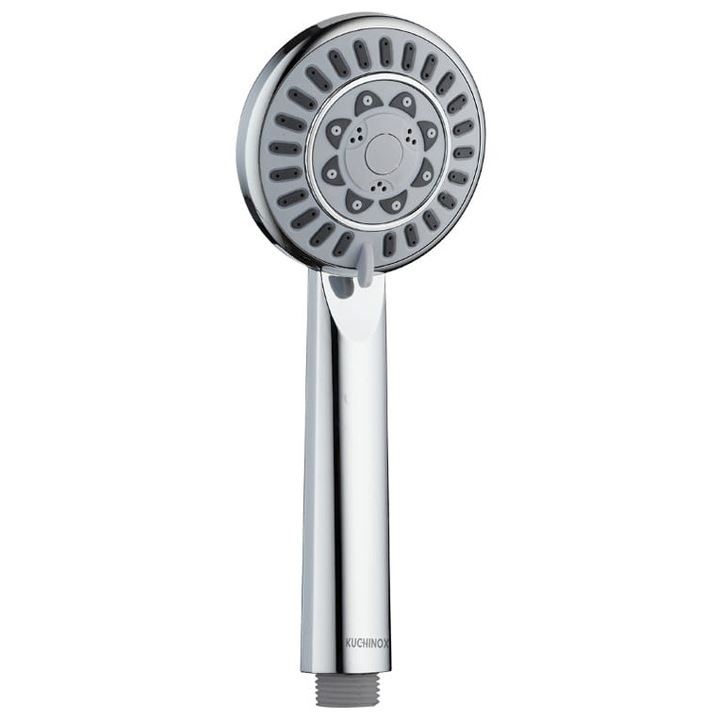 Zuhanyfej, Kuchinox, 3 funkciós, króm, 205x80mm