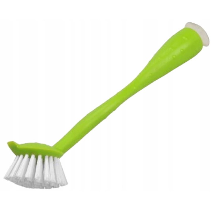 Perie pentru spalat vase Ravi, lunga, ergonomica, multicolor, 28cm