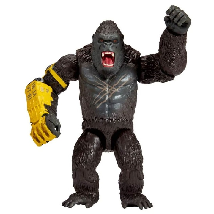 Boti Godzilla x Kong Kong figura, B.E.A.S.T kesztyűvel, 15 cm, fiúknak