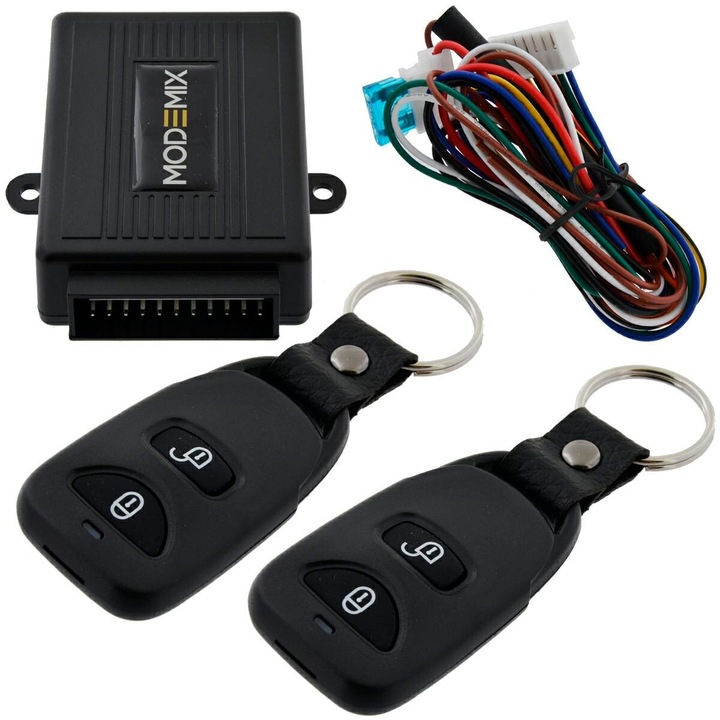 Telecomanda centrala de inchidere Modemix L449, 4 canale, deschidere portbagaj, functie de inchidere automata