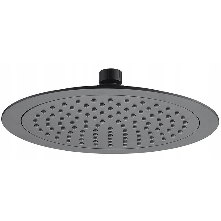 Zuhanyoszlop, Kuchinox, Leia modell, 23,8 cm, matt fekete, vízkőmentes rendszer, szögbeállítás