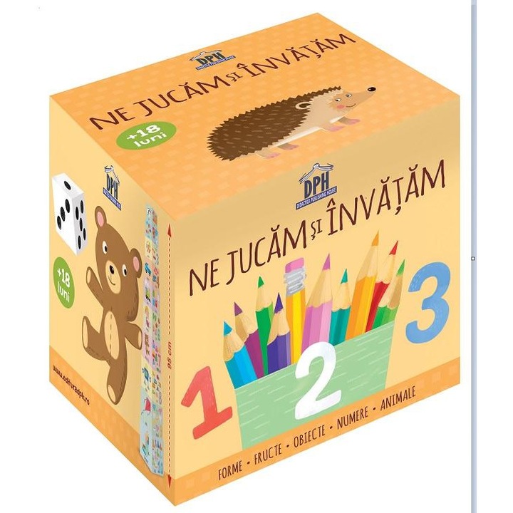 Ne jucam si invatam, DIDACTICA PUBLISHING HOUSE, set educativ, cuburi ecologice, carte interactivă, 5 ani