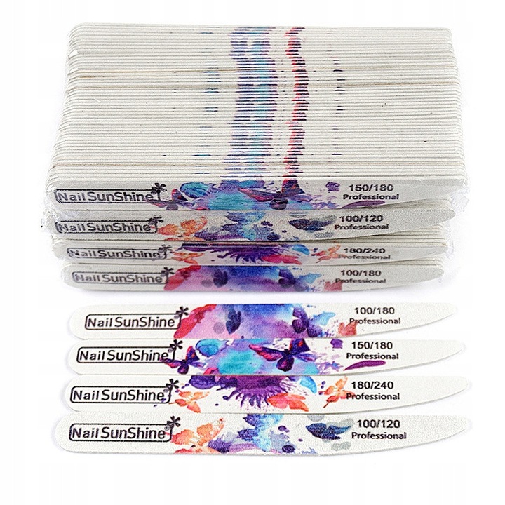 Set 10 Pile cosmetice 180/240, Motive fluturi