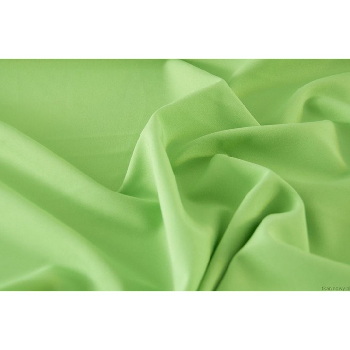 Еластичен полиестерен плат, светло зелен