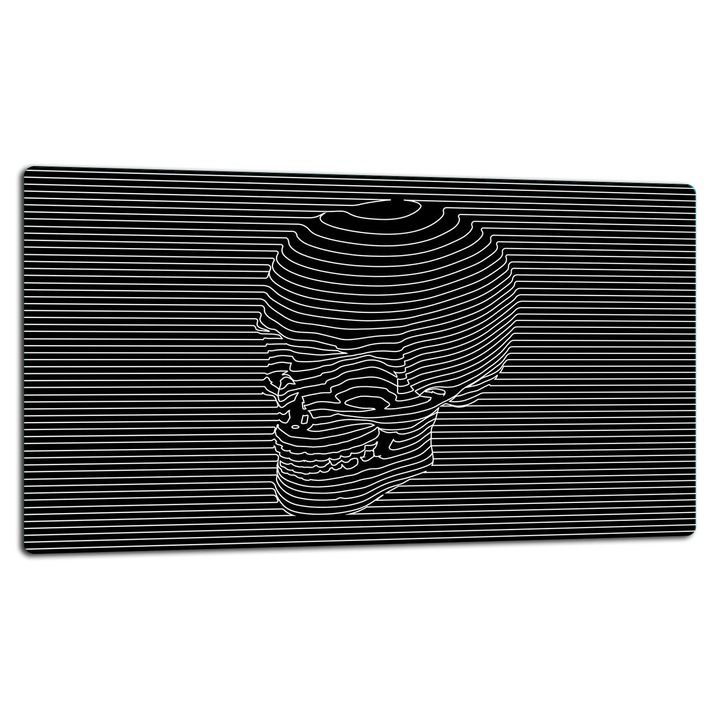 Placa de sticla protectoare 52x30cm, design grafic, pentru gatit si taiat, multicolor