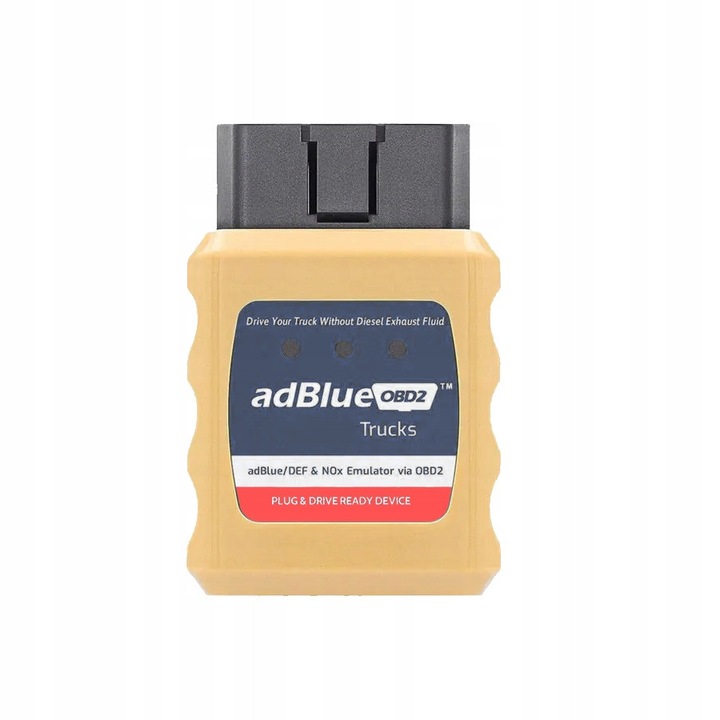 Emulator Adblue Obd2 Cu Instructiune, Aeolus, Profesional, Adaptor Diagnosticare, Dezactivare Functii Suplimentare, Obd Ii, Diesel, Galben