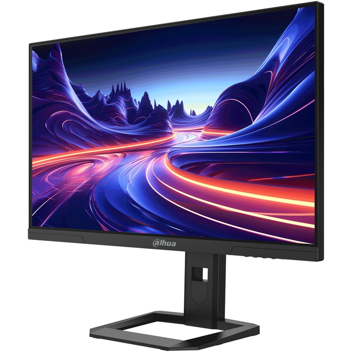 Monitor Gaming LED IPS Dahua LM27-E341A, 27", QHD (2560x1440), 240Hz, 1ms MPRT (0.5ms OD), 2x HDMI, 2x DisplayPort, Pivot, VESA, negru