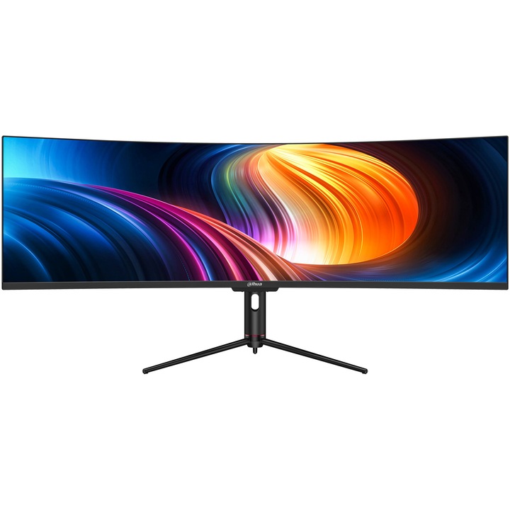 Dahua Ultra Wide LM49-EW410CA Gaming monitor, 49", 120Hz, 5120x1440, VA, 32:9, 400 cd/m², 3000:1, MPRT 1ms, Hangszóró 2×3 W