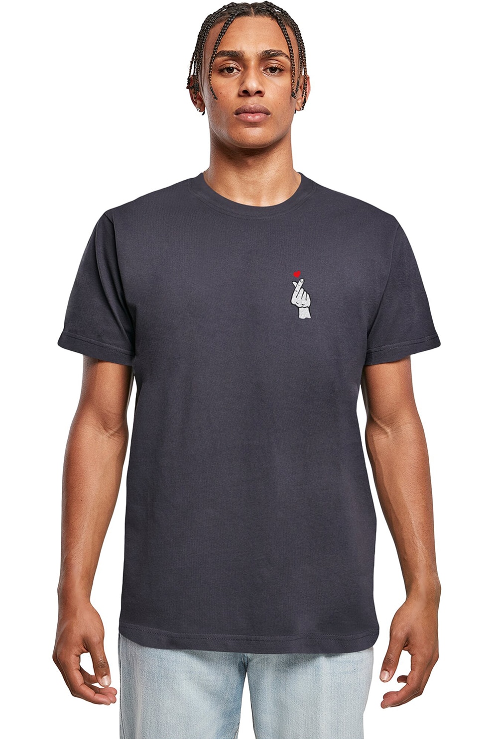 Mister tee, Tricou cu imprimeu grafic, Alb, Albastru ultramarin, S