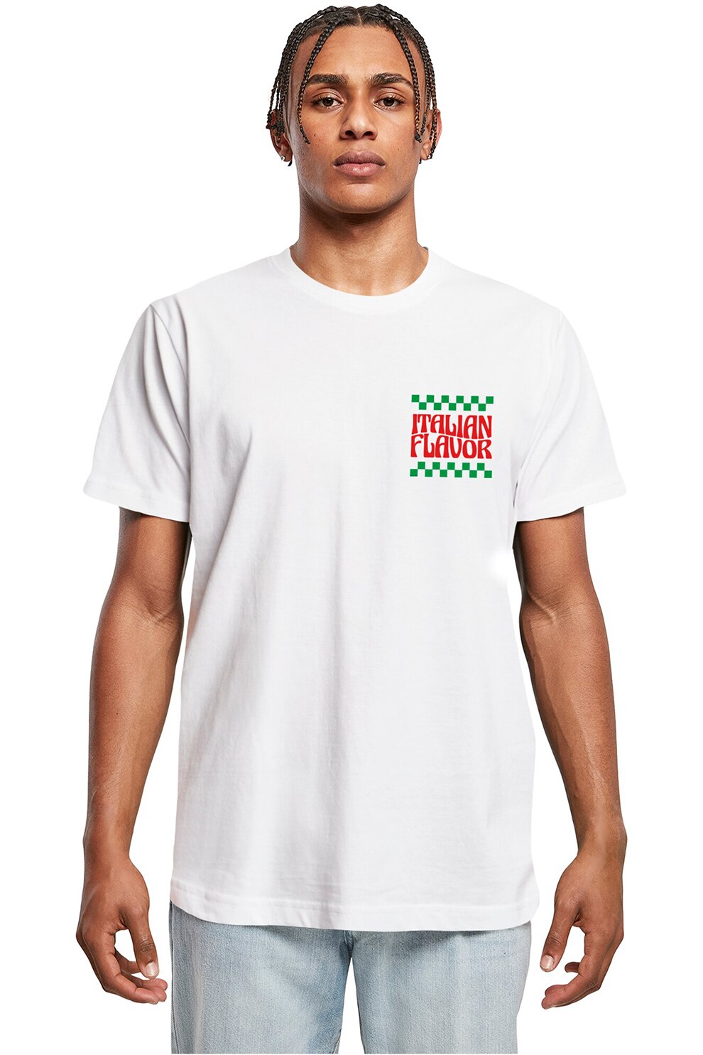 Mister tee, Tricou cu imprimeu text, Rosu, Alb, Verde, M