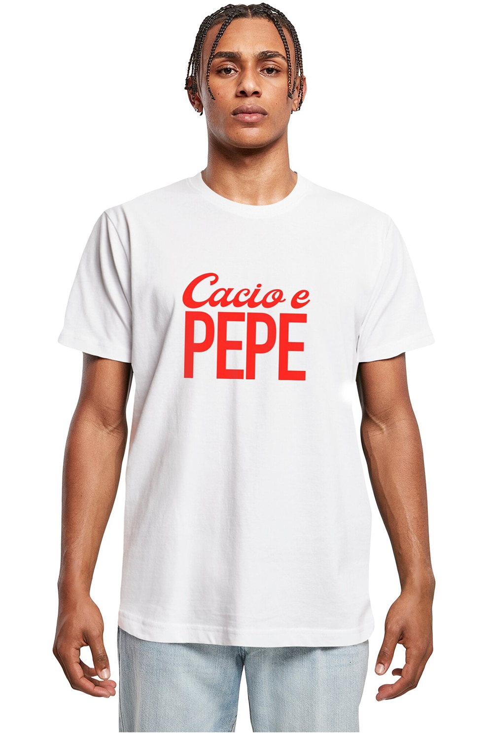 Mister tee, Tricou din bumbac cu imprimeu text, Rosu, Alb, S