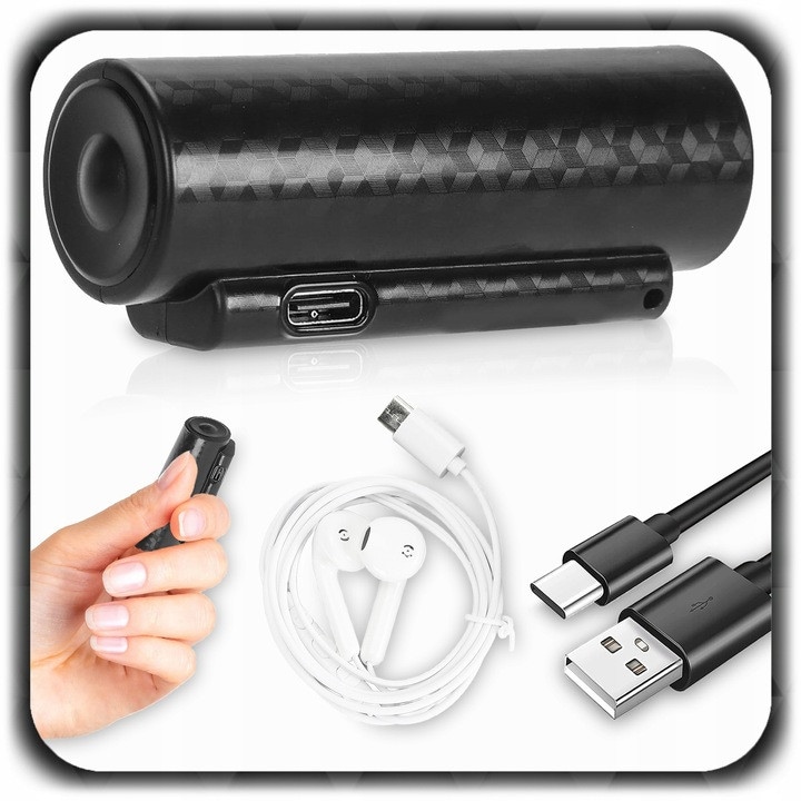 Casti spion Pixel cu inregistrator si interceptare a convorbirilor telefonice, 64 GB