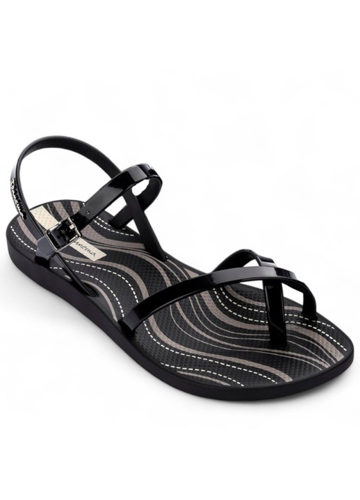 Sandale dama Ipanema, cauciuc, antiderapante, negru, 37 EU