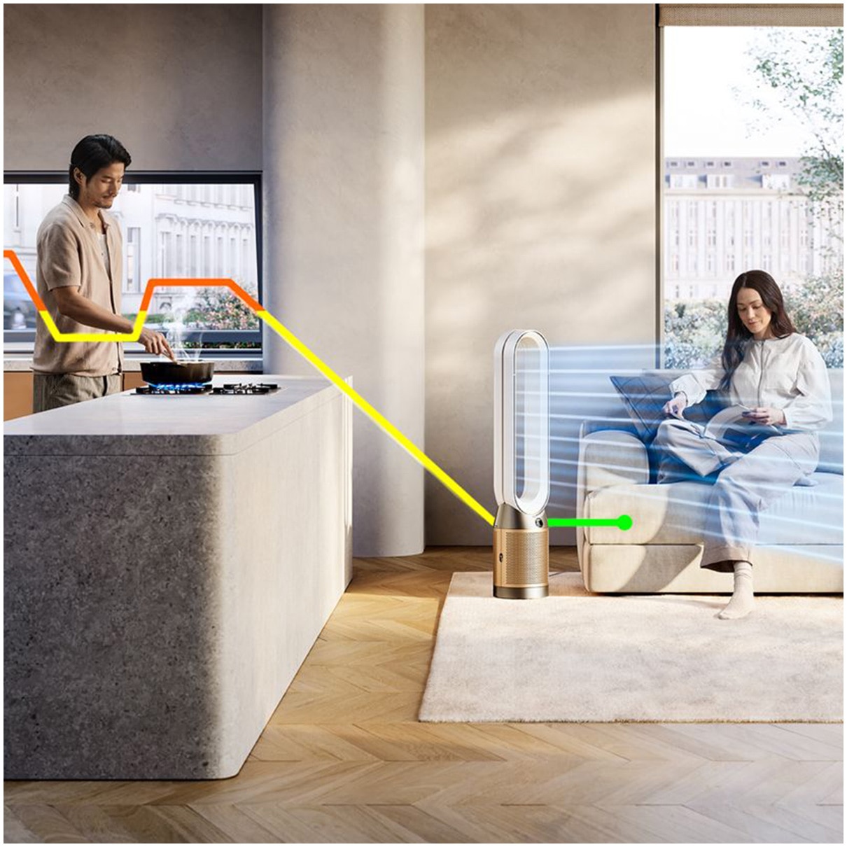 Purificator de aer Dyson Purifier Cool PC2 De-NOx TP12 - eMAG.ro