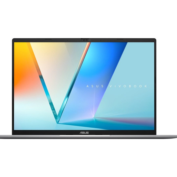 Лаптоп ASUS Vivobook S16 S3607CA-RP037 с Intel Core Ultra 7 255H (1.5/5.1GHz, 24M), 32 GB, 1TB M.2 NVMe SSD, Intel Arc 140T, Free DOS, Сребрист