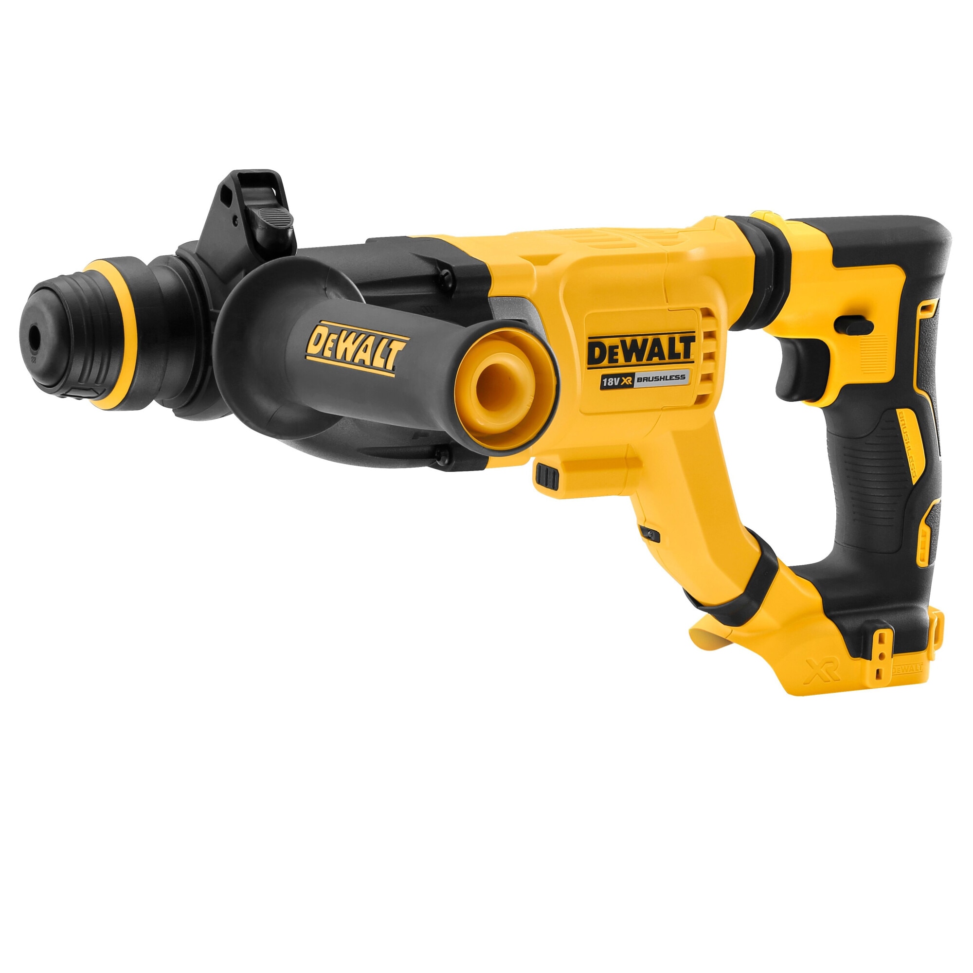 Ciocan rotopercutor profesional pe acumulator DeWALT DCH263N, SDS-Plus, 18V XR, motor fara perii, 3 J energie impact, 1165 RPM, 4300 BPM, iluminare LED, maner lateral, nu include i