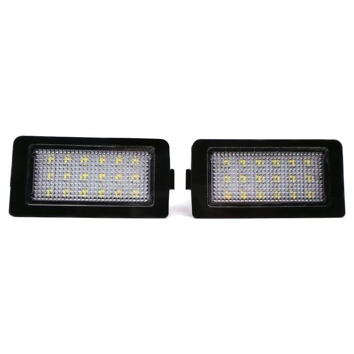 Set 2 Becuri LED pentru placuta de inmatriculare, pentru BMW, 2x650lm, alb xenon, 12V