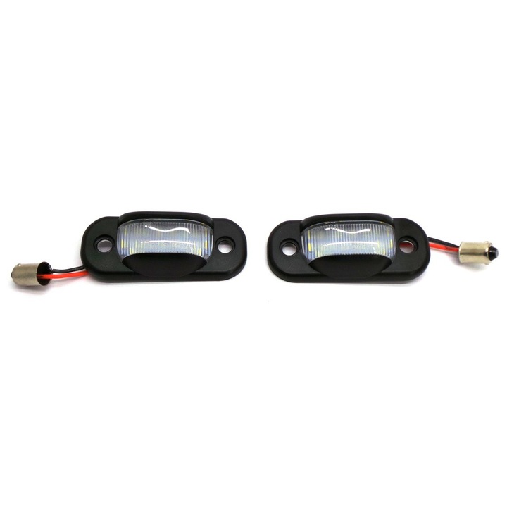 Set 2 Lampi LED pentru placuta de inmatriculare, pentru Audi, 2x450lm, alb xenon, 12V