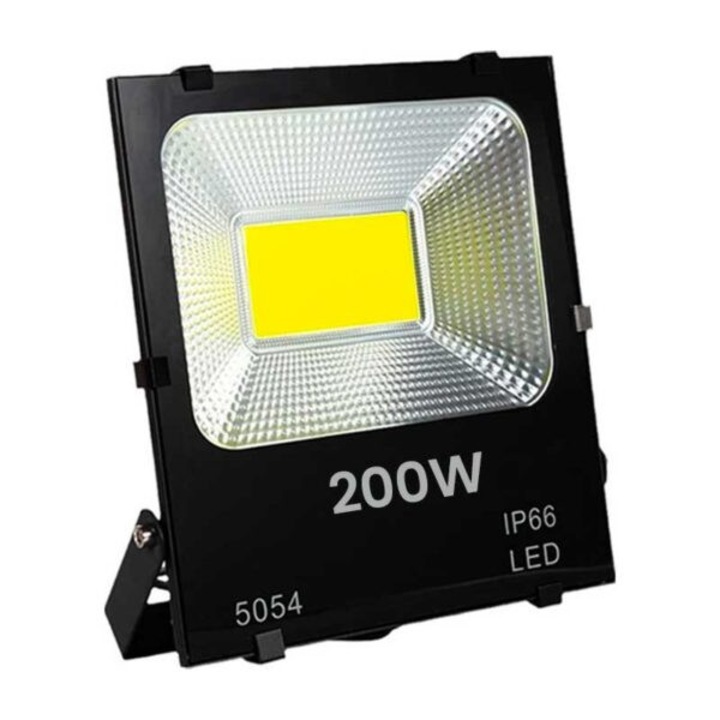 Proiector LED Profesional COB 200W, 220V, IP66 – Iluminare Intensa pentru Exterior si Medii Industriale