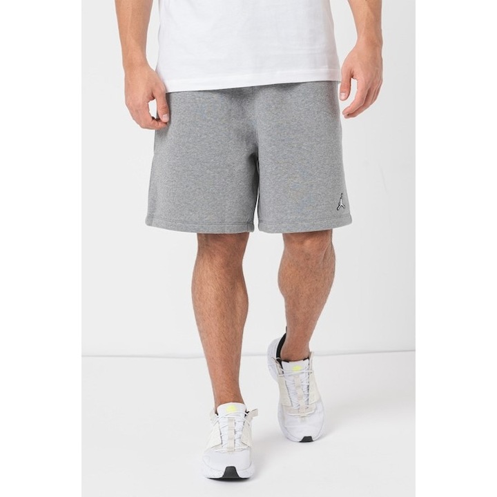 Jordan - pantaloni scurti sport din bumbac pentru barbati, gri JORDAN SPORTSWEAR ESSENTIALS, Gri