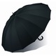 Umbrela de golf, 135x105cm, 16 spite, negru