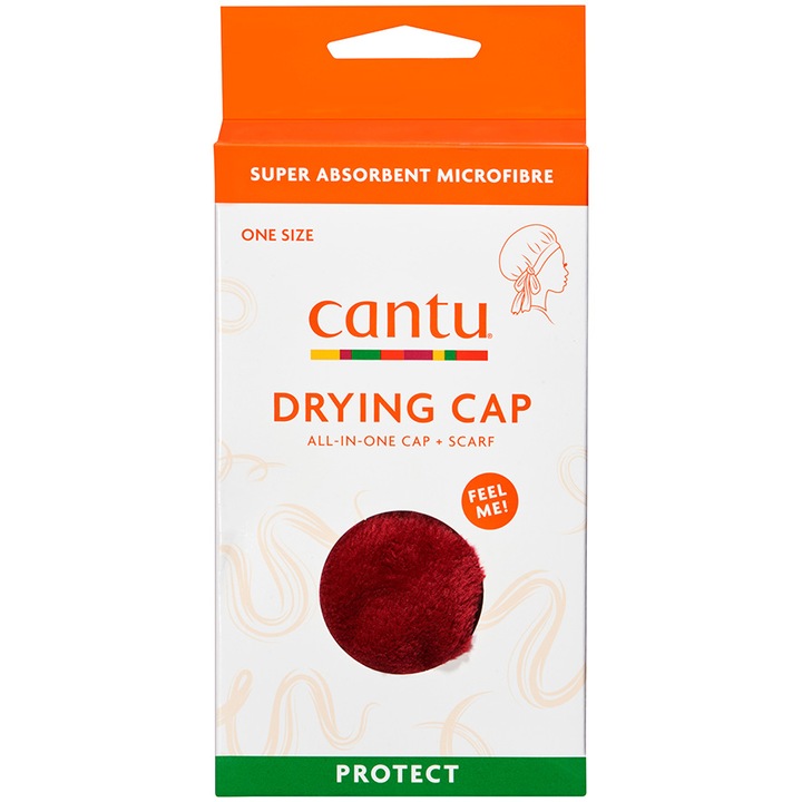 Cantu 2 az 1-ben mikrofasás hajszárító sál és sapka