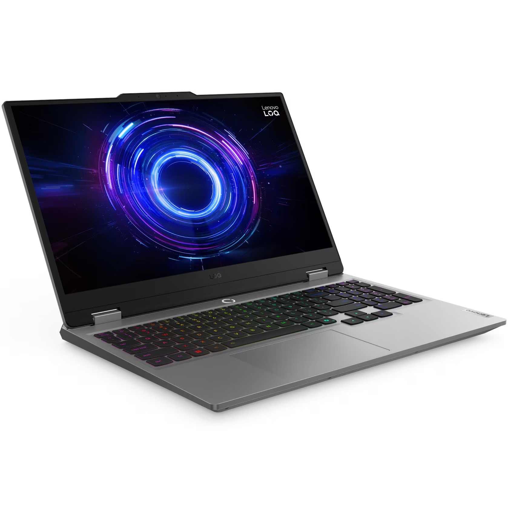Laptop Lenovo Gaming 15.6'' LOQ 15IRX10, FHD IPS 144Hz, Procesor Intel® Core™ i7-13650HX (24M Cache, up to 4.90 GHz), 32GB DDR5, 1TB SSD, GeForce RTX 5070 8GB, No OS, Luna Grey