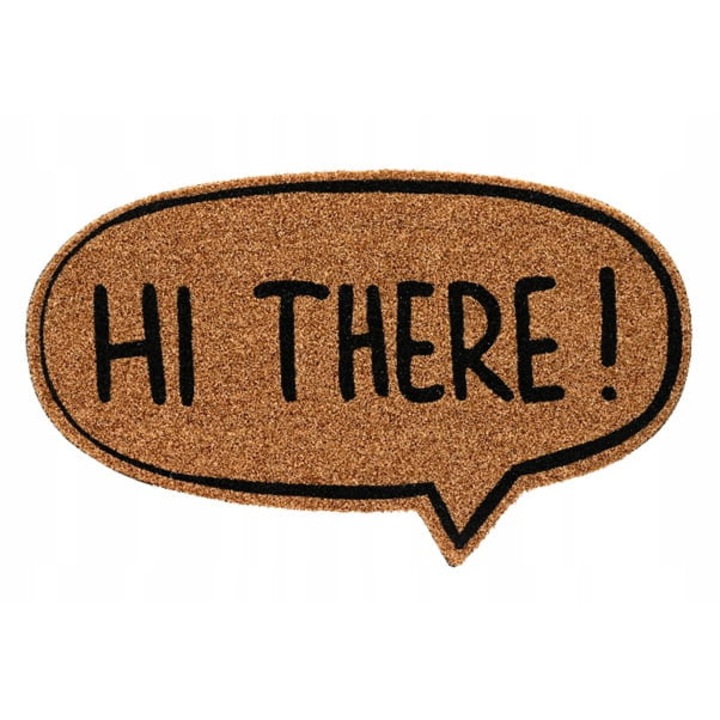 Előszőnyeg, Kaemingk, 75x45cm, többszínű, „Hi There” vagy „Hey” felirattal