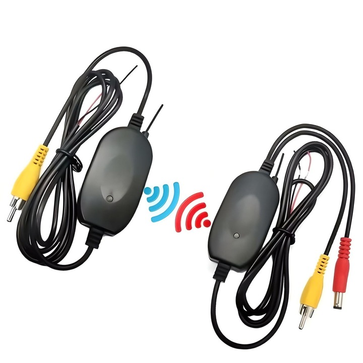 Wi-Fi adó, 12V, autó tolatókamerához, 2,4 GHz, 100 m hatótávolság, tartós konstrukció
