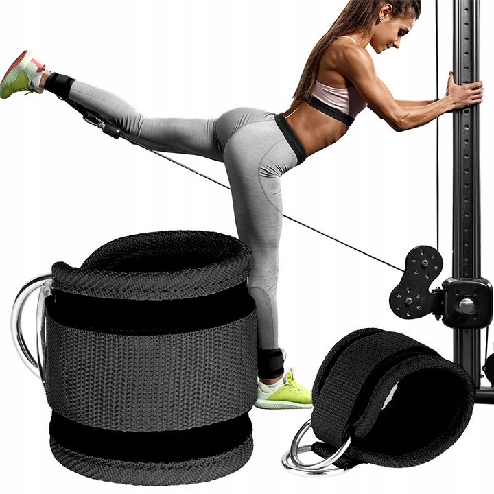 2x Еластична лента за крака за набирания и трениране на дупето